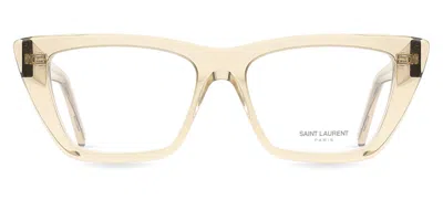 Saint Laurent Sl 276 Mica Opt Women's Glasses, Yellow, Size 53