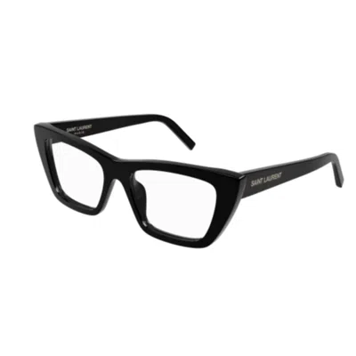 Saint Laurent Sl 276 Mica Opt003-black-black-transparent