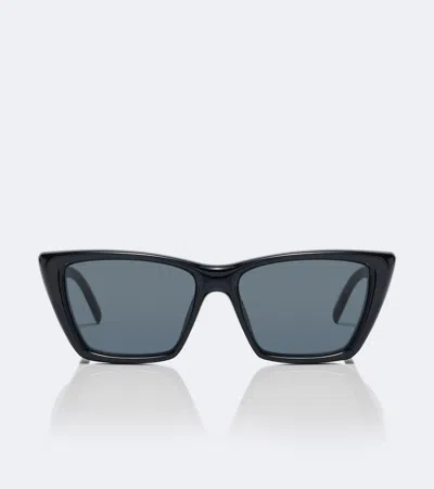 Saint Laurent Sl 276 Mica Plump Cat-eye Sunglasses In Black
