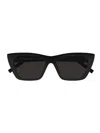 Saint Laurent Sl 276 Mica Sunglasses In Black-black-grey