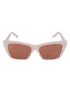 Saint Laurent Sl 276 Mica Sunglasses In Brown