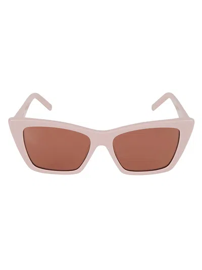 Saint Laurent Sl 276 Mica Sunglasses In Brown