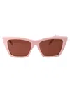 Saint Laurent Sl 276 Mica Sunglasses In Pink-pink-brown