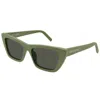 SAINT LAURENT SL 276ICA-057 GREEN-GREEN-GREY