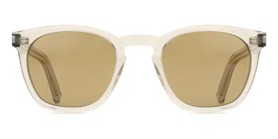 Saint Laurent Sl 28 047 Men's Sunglasses Brown Size 49