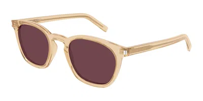 Saint Laurent Sl 28 055 Men's Sunglasses Yellow Size 49 - Free Rx Lenses  - Free Rx Lenses