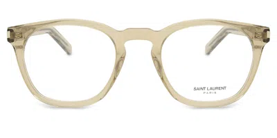 Saint Laurent Sl 28 Opt Men's Glasses, Brown, Size 50