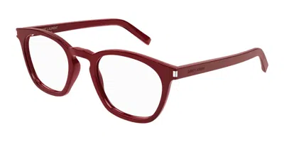 Saint Laurent Sl 28 Opt Men's Glasses, Red, Size 50