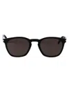 Saint Laurent Sl 28 Slim Sunglasses In 001 Black Black Black