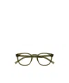 Saint Laurent Sl 28 Square-frame Glasses In Green