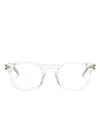 Saint Laurent Sl 28 Square-frame Glasses In Grey