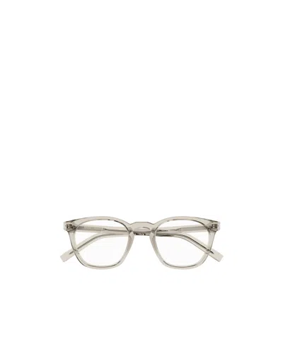 Saint Laurent Sl 28 Square-frame Glasses In White