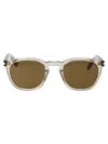 Saint Laurent Beige Sl 675 Sunglasses In Beige-beige-brown