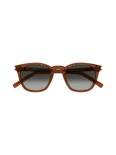 Saint Laurent Eyewear Sunglasses In Brown