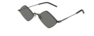 Pre-owned Saint Laurent Sl 302 Lisa 002 Black Sunglasses In Gray