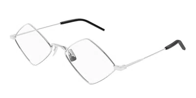Saint Laurent Sl 302 Lisa Opt Women's Glasses, Silver, Size 55