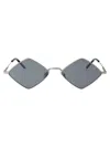 Saint Laurent Sl 302 Lisa Sunglasses In 010 Silver Silver Silver