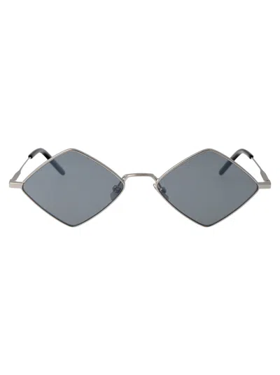 Saint Laurent Sl 302 Lisa Sunglasses In 010 Silver Silver Silver