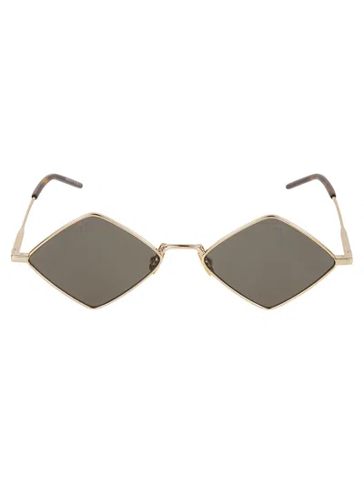 Saint Laurent Sl 302 Lisa Sunglasses In Gold/grey