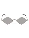 Saint Laurent Sl: 302 Lisa Sunglasses In Silver