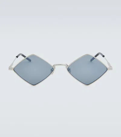 Saint Laurent Sl 309 Aviator Sunglasses In Silver