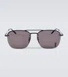 Saint Laurent Sl 309 M Aviator Sunglasses In Black