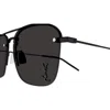Saint Laurent Women's Mirror Sunglasses, Sl 312 M-006 In 001 Black Black Black
