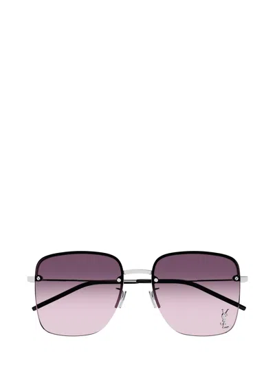Saint Laurent Sl 312 M Silver Sunglasses