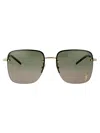 Saint Laurent Sunglasses Sl 312 M 003 In 003 Gold Gold Green