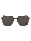 Saint Laurent Square Frame Sunglasses In Black