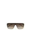 Saint Laurent Sl 364 Aviator-frame Sunglasses In Brown