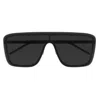 Saint Laurent Mask Sl 364 002 Shield Sunglasses In 002 Black Black Black