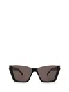 Saint Laurent Sl 369 Kate 001 Cat Eye Sunglasses In Black