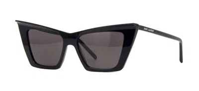 Pre-owned Saint Laurent Sl 372 Black/grey (001) Sunglasses In Gray