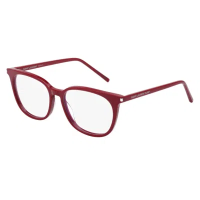 Saint Laurent Sl 38 Surf003 Red Red Transparent