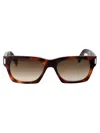 Saint Laurent Sl 402 Sunglasses In Havana-havana-brown