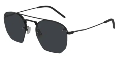 Saint Laurent Sl 422 002 Occhiali Da Sole Neri Per Uomo In Blue