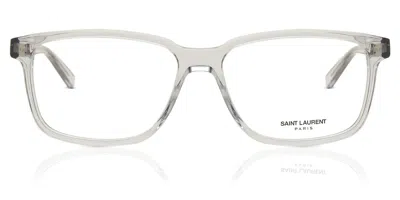 Saint Laurent Sl 458 007 Occhiali Da Vista Chiari Per Uomo (solo Montatura) In Neutral