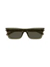 Saint Laurent Sl 461 Betty - Crystal Olive 022 Sunglasses In Green