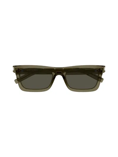 Saint Laurent Sl 461 Betty - Crystal Olive 022 Sunglasses In Green