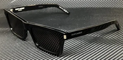 Pre-owned Saint Laurent Sl 461 Betty 001 Black Women's 54 Mm Sunglasses In Gray