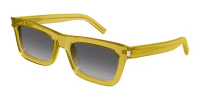 Saint Laurent Sl 461 Betty 024 Women's Sunglasses Yellow Size 54 - Free Rx Lenses  - Free Rx Lenses In Green