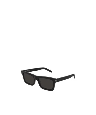 Saint Laurent Sl 461 Betty Rectangle-frame Sunglasses In Black