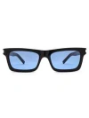 Saint Laurent Sl 461 Betty Sunglasses In Black Black Blue