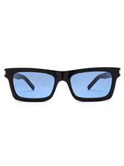 Saint Laurent Sl 461 Betty Sunglasses In Black Black Blue