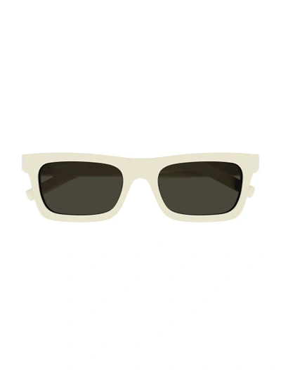 Saint Laurent Sl 461 Betty Sunglasses In Ivory Ivory Grey