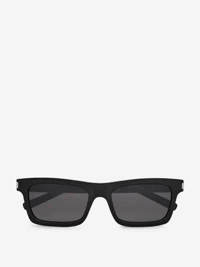 Saint Laurent Sl 461 Rectangular Sunglasses In Black