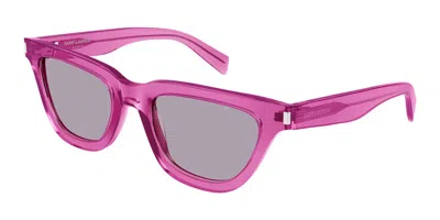 Saint Laurent Sl 462 Sulpice 012 Women's Sunglasses Pink Size 53