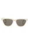 Saint Laurent Sl 462 Sulpice Butterfly-frame Sunglasses In Nude