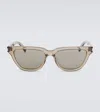 Saint Laurent Sl 462 Sulpice Square Sunglasses In Brown